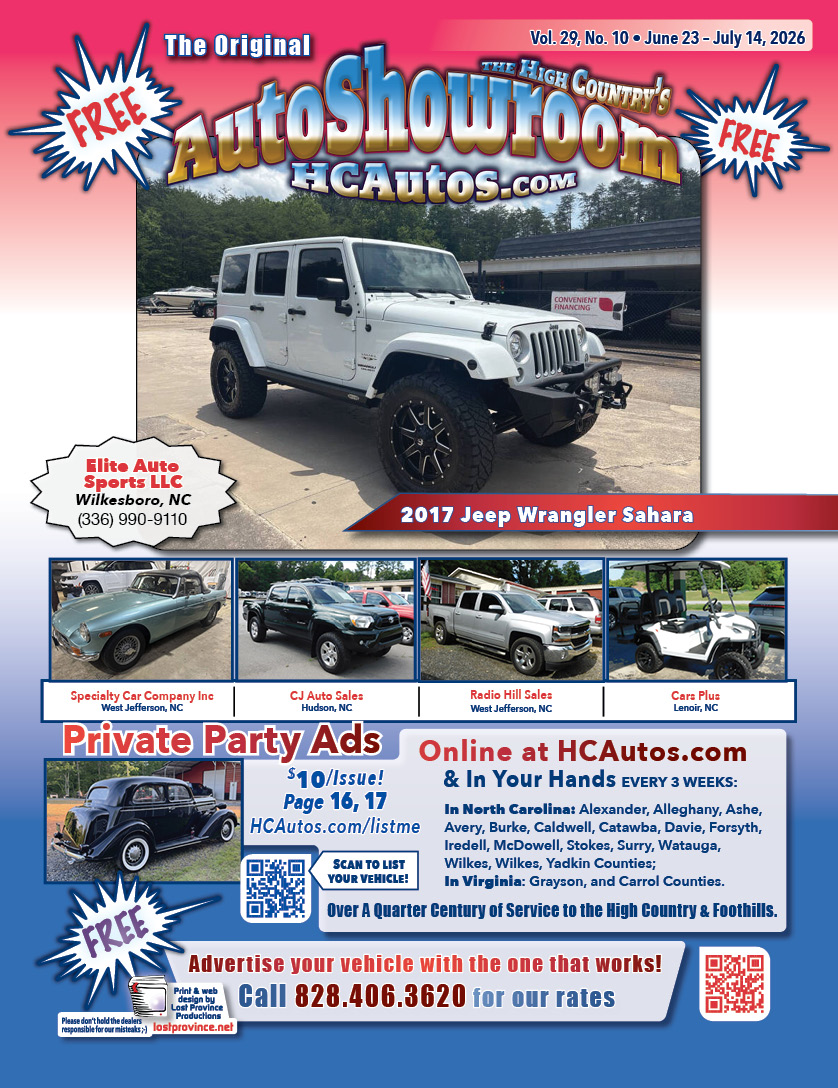 HCAutos used cars, used trucks, used motorcycles in Northwestern North Carolina, Eastern Tennessee and Southwestern Virginia.